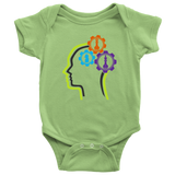 Chess in the mind - Chess Gears - Baby Onesie