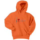 I heart chess - Youth hoodie
