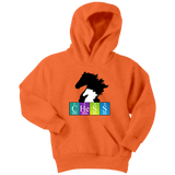 Chess Atomic Table Black Knight- Youth Unisex Hoodie