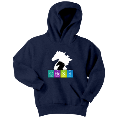 Chess Atomic Table White Knight - Youth Unisex Hoodie