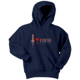 I heart chess - Youth hoodie