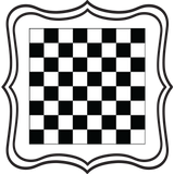 Removable Vinyl Chess Board