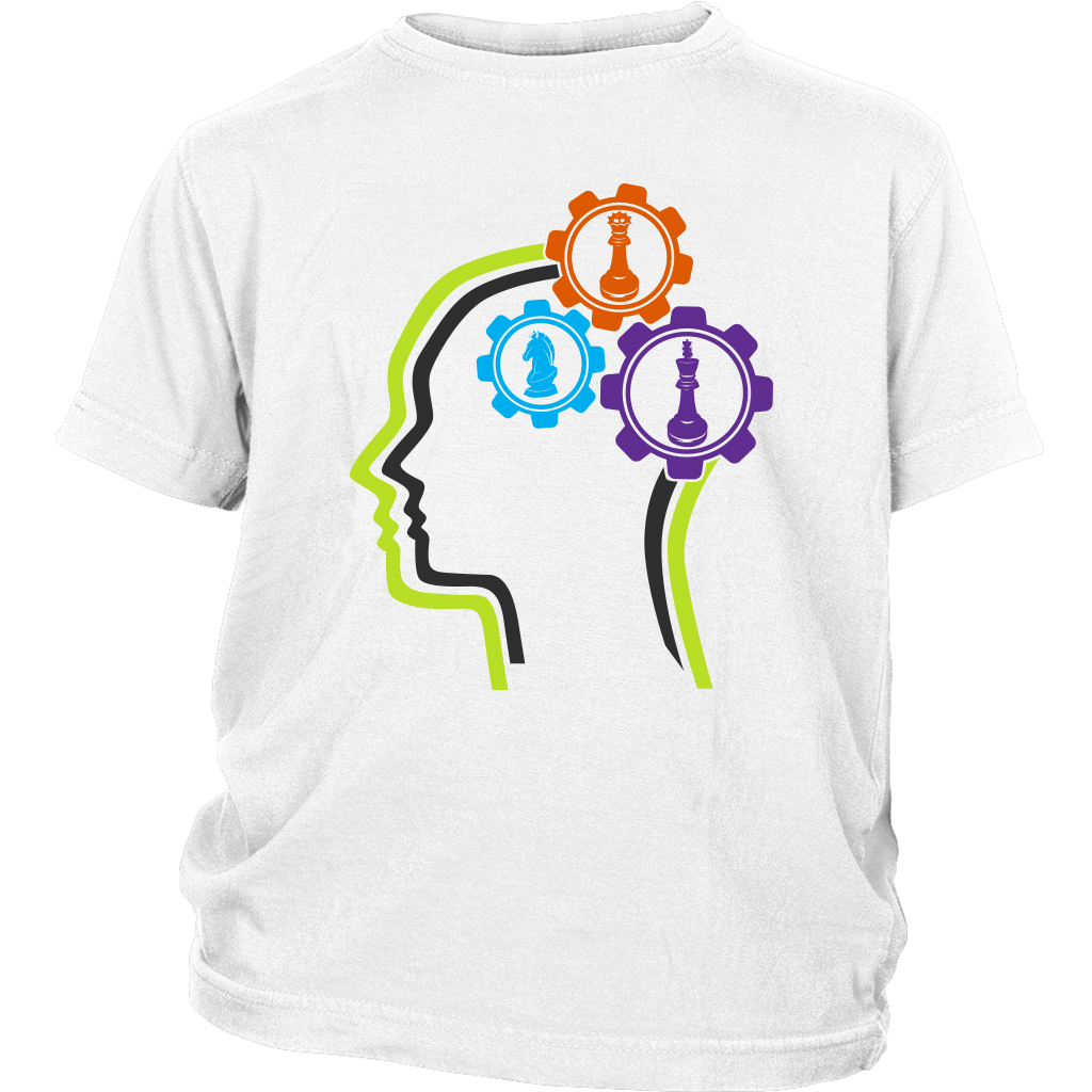Chess in the mind - Chess Gears - Youth T-Shirt