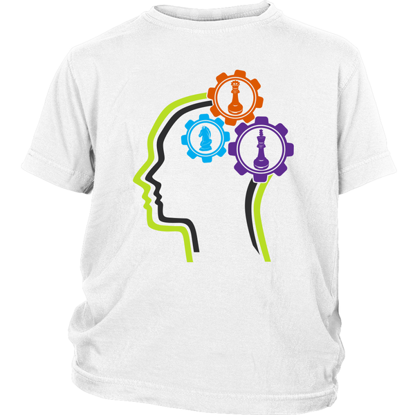 Chess in the mind - Chess Gears - Youth T-Shirt