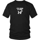 Stop picking on pawns! - Adult Unisex T-Shirt
