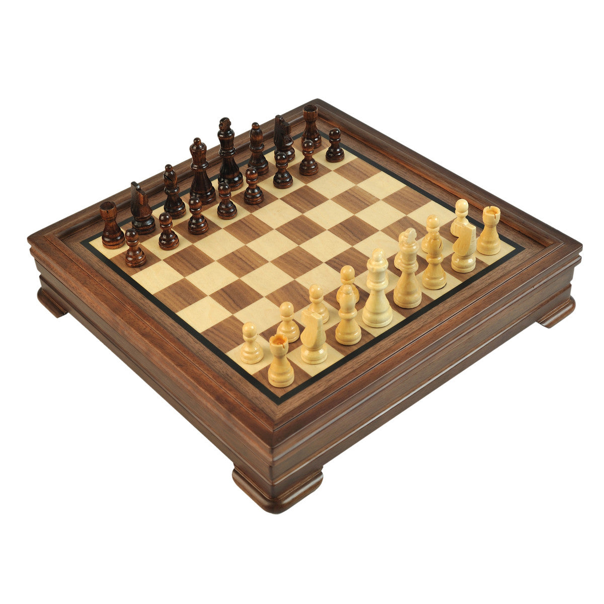 5-in-1 Wooden Chess Game Set
