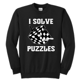 I Solve Puzzles - Rubick's Cube and Chess - Unisex Sweatshirt