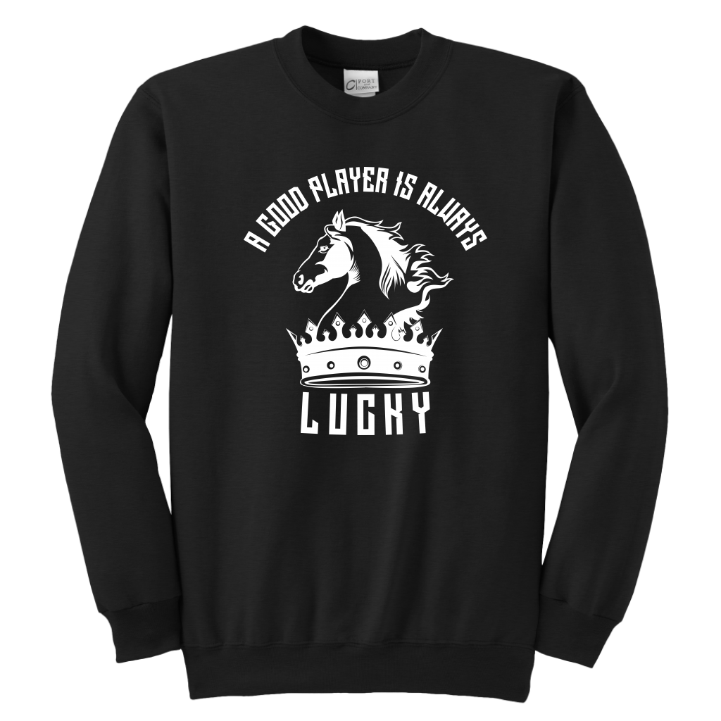 A good player is always lucky - Youth Unisex Sweatshirt