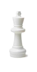 Indoor / Outdoor Garden Plastic Chess Individual Pieces (25" King)