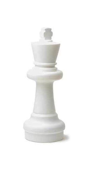 Indoor / Outdoor Garden Plastic Chess Individual Pieces (12
