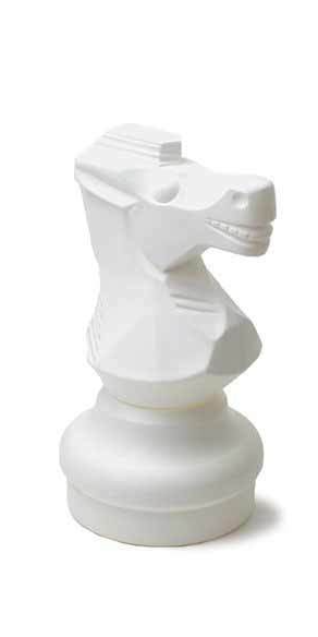 Indoor / Outdoor Garden Plastic Chess Individual Pieces (12