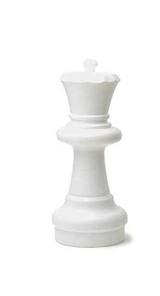 Indoor / Outdoor Garden Plastic Chess Individual Pieces (25" King)