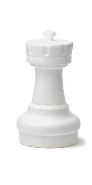 Indoor / Outdoor Garden Plastic Chess Individual Pieces (12