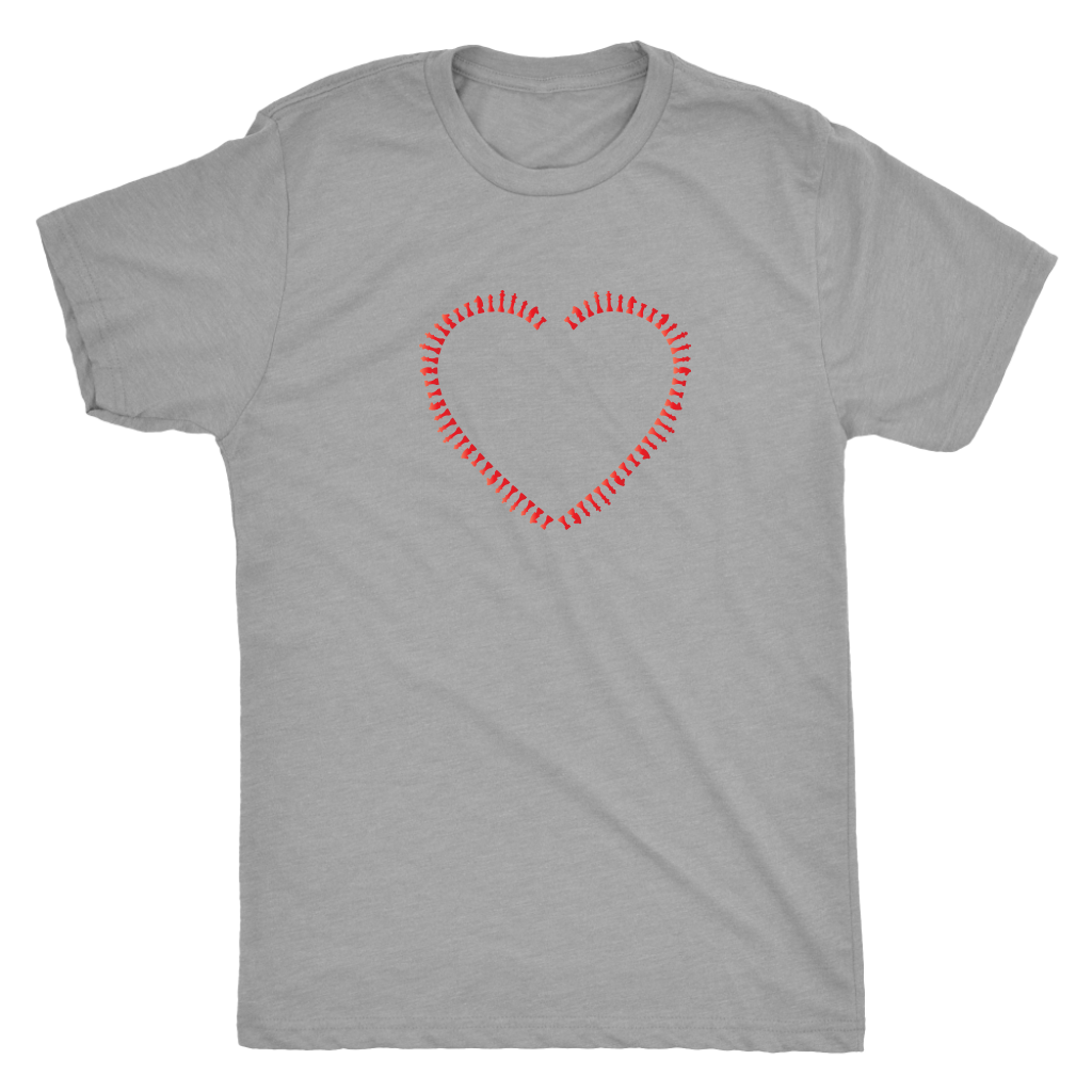 Heart made of chess pieces  - Triblend T-Shirt