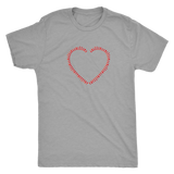 Heart made of chess pieces  - Triblend T-Shirt