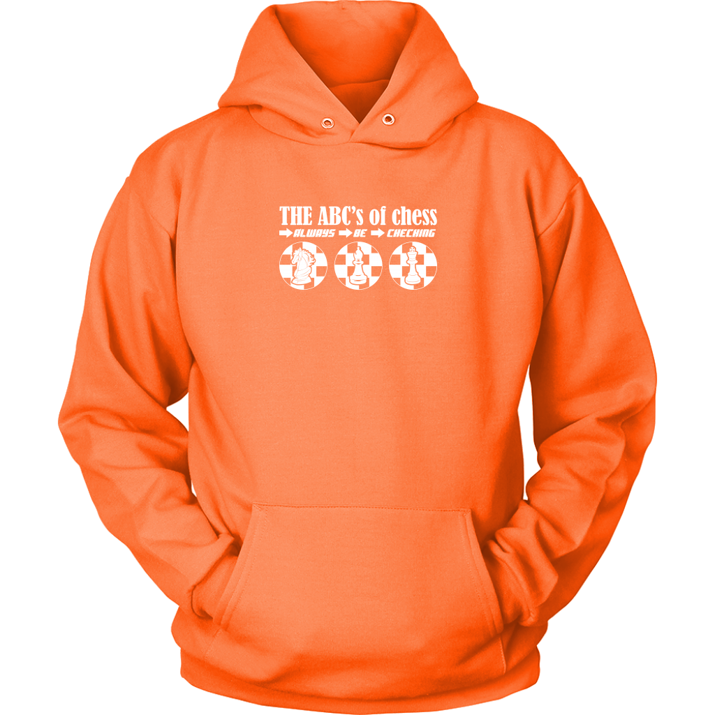 The ABC's of Chess - Always Be Checking - Adult Unisex Hoodie