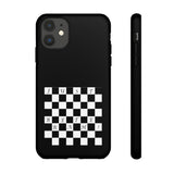 Just Breathe - Chess board pattern - Premium Tough Phone Case