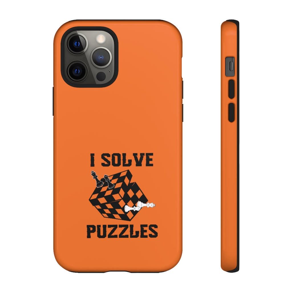 I solve puzzles -  Premium Tough phone Case