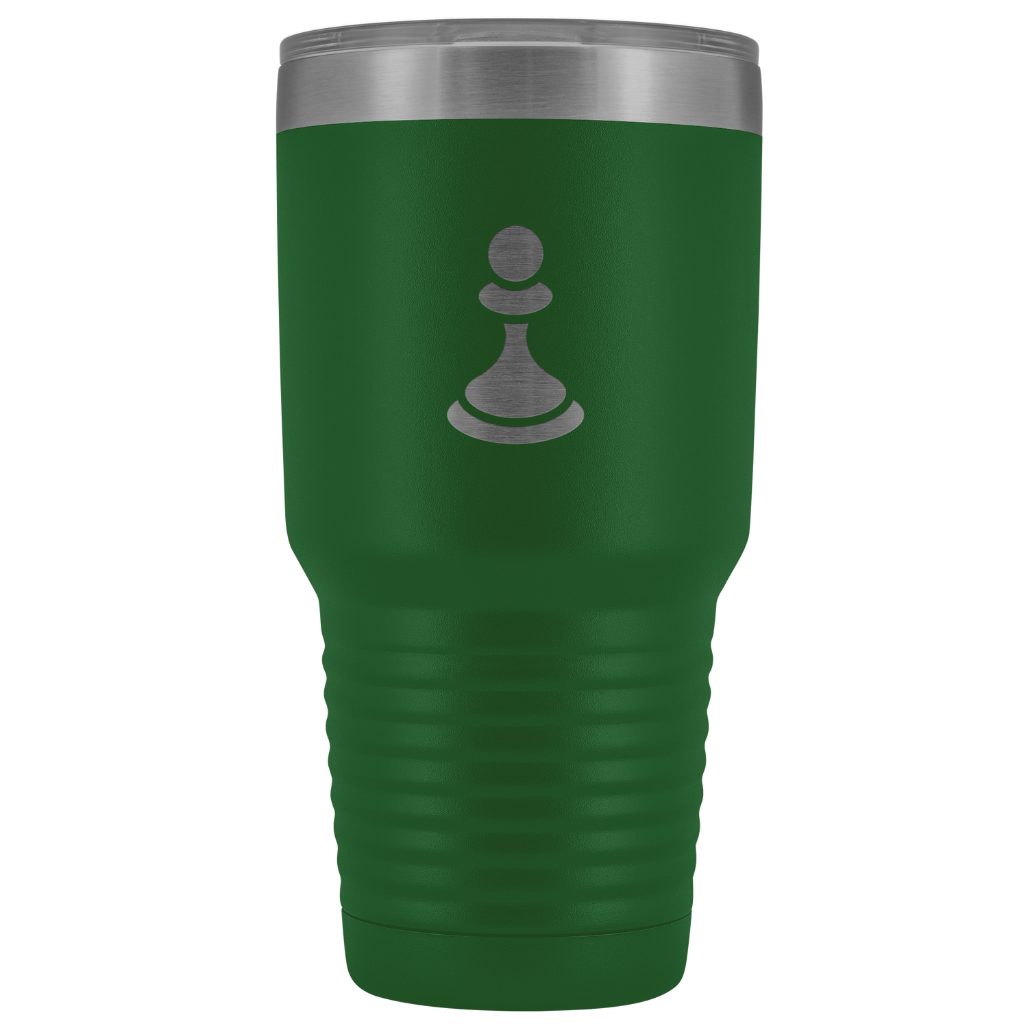 Laser etched Pawn 30 Ounce stainless steel Vacuum insulated hot and cold beverage Tumbler