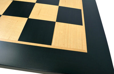 Black Wood Chess Board with 2" Squares