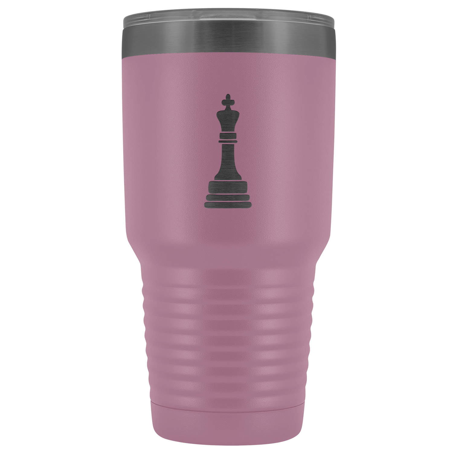 Laser etched King 30 Ounce stainless steel Vacuum insulated hot and cold beverage Tumbler