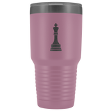 Laser etched King 30 Ounce stainless steel Vacuum insulated hot and cold beverage Tumbler