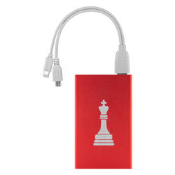 Chess King laser etched Lithium-Ion power bank