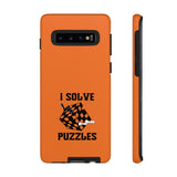 I solve puzzles -  Premium Tough phone Case