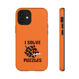 I solve puzzles -  Premium Tough phone Case