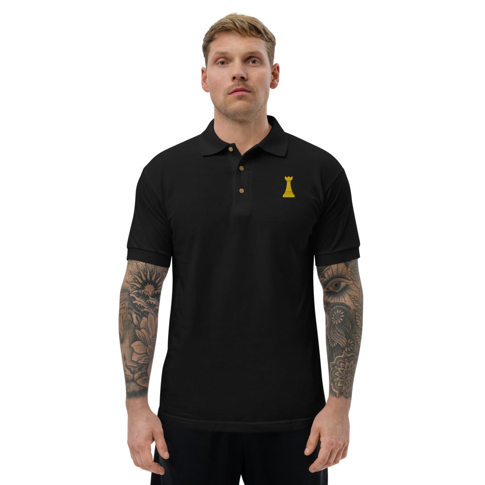 Golden Rook Embroidered Polo Shirt