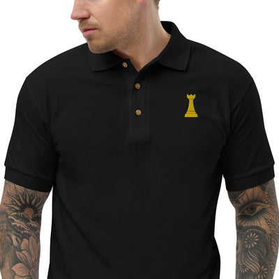 Golden Rook Embroidered Polo Shirt