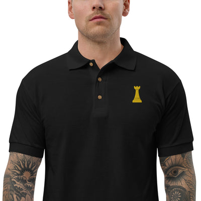 Golden Rook Embroidered Polo Shirt