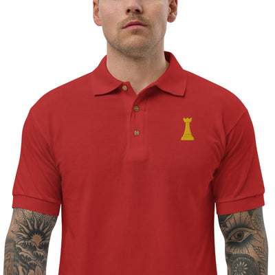 Golden Rook Embroidered Polo Shirt