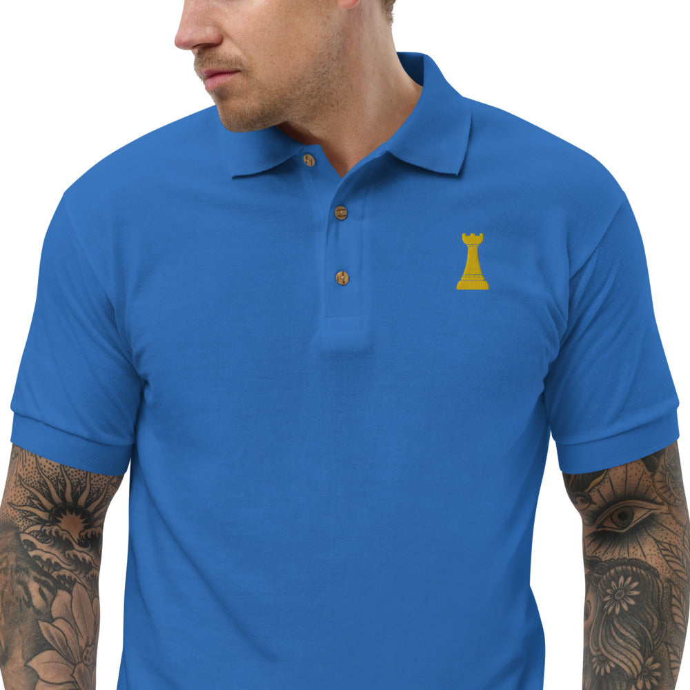 Golden Rook Embroidered Polo Shirt