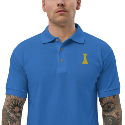 Golden Rook Embroidered Polo Shirt