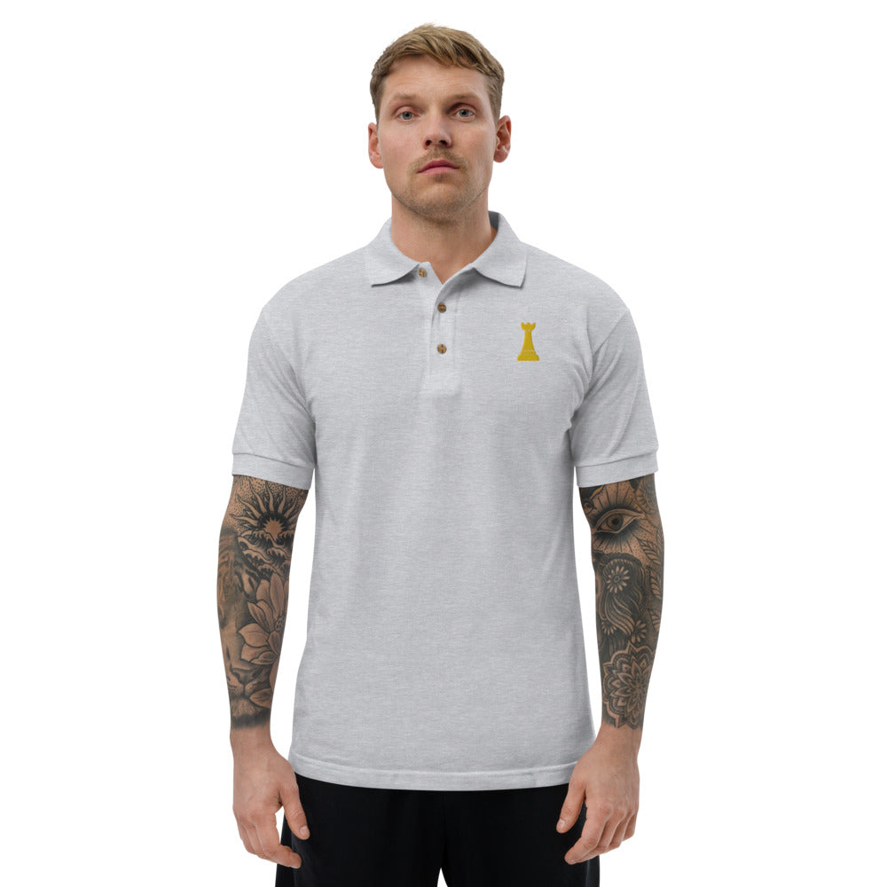 Golden Rook Embroidered Polo Shirt