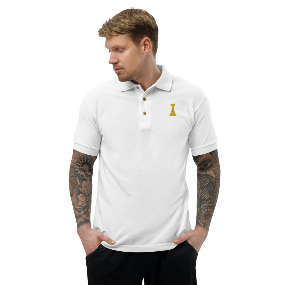 Golden Rook Embroidered Polo Shirt
