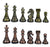 Metallic Candidate Chess Pieces with 4-1/4" King