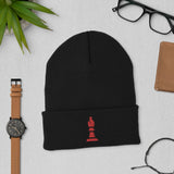 Bishop embroidered Cuffed Beanie