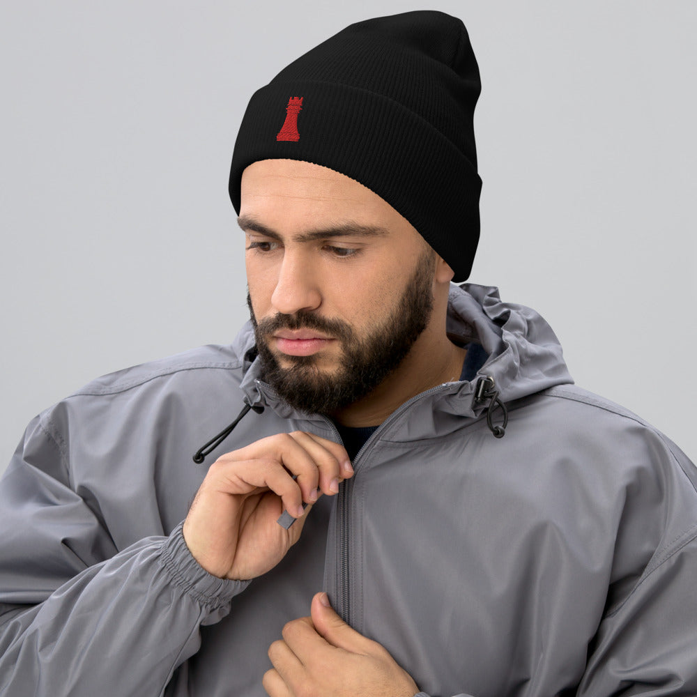 Rook embroidered Cuffed Beanie