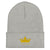 King embroidered Cuffed Beanie