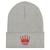 Queen Crown Cuffed Beanie
