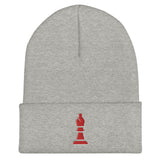 Bishop embroidered Cuffed Beanie