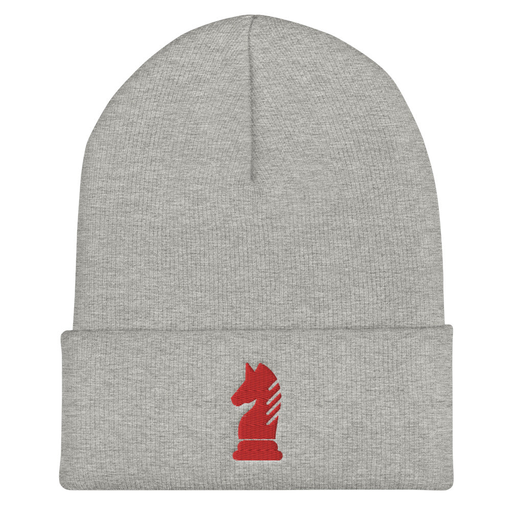 Knight embroidered Cuffed Beanie