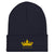 King embroidered Cuffed Beanie