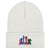 Colorful Chess Pieces Cuffed Beanie