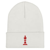 Bishop embroidered Cuffed Beanie