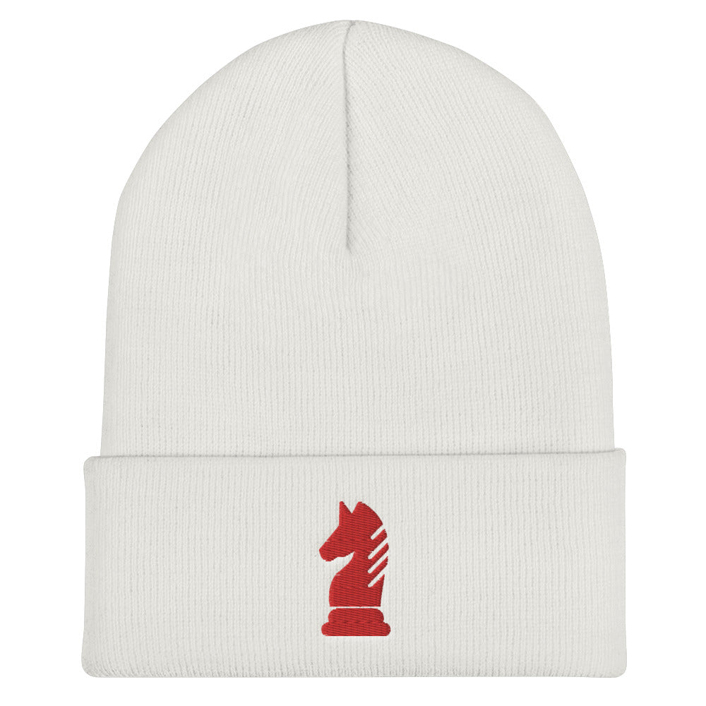 Knight embroidered Cuffed Beanie