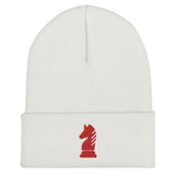 Knight embroidered Cuffed Beanie