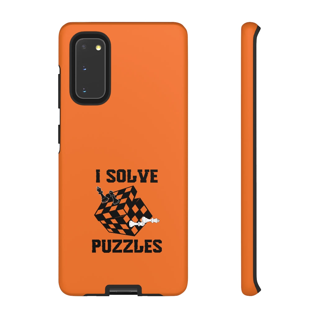 I solve puzzles -  Premium Tough phone Case